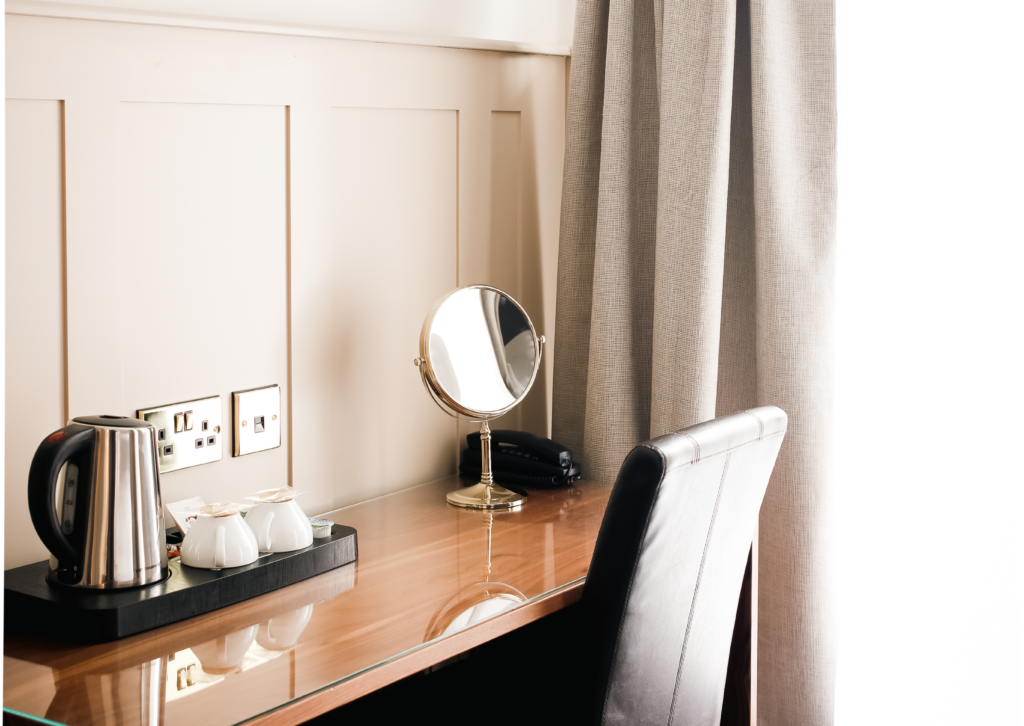 Desk in a room at The Allerdale Court Hotel