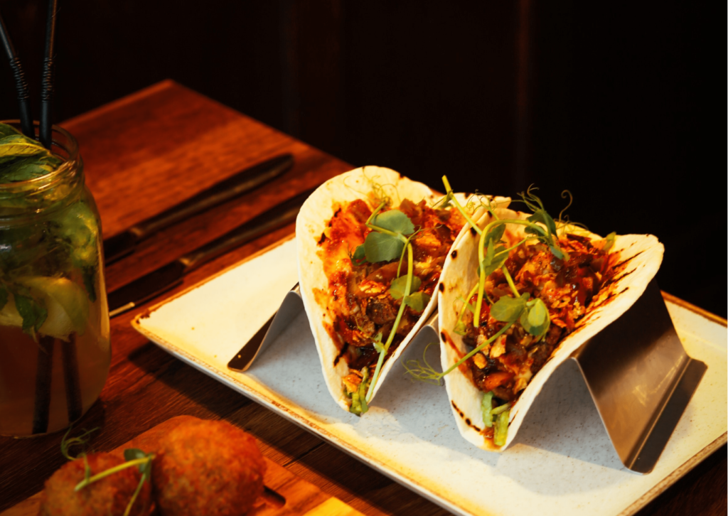 Tacos from Blocks Steakhouse